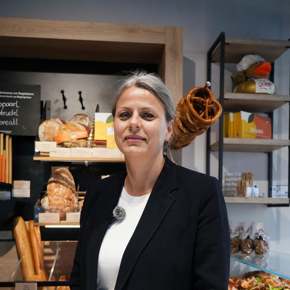Porträt von Sabine Erb von der Bäckerei Erb